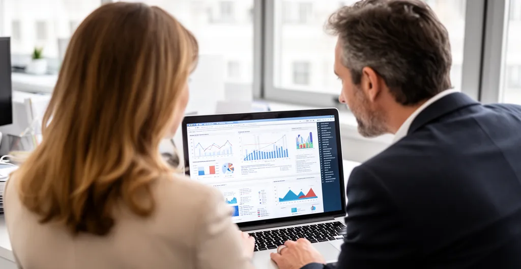 Consultation entre un conseiller et un investisseur analysant un projet LMNP